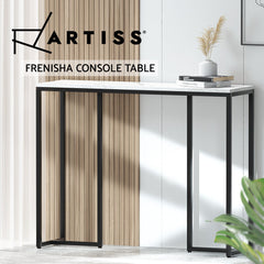 Artiss Console Table Marble Effect Frenisha