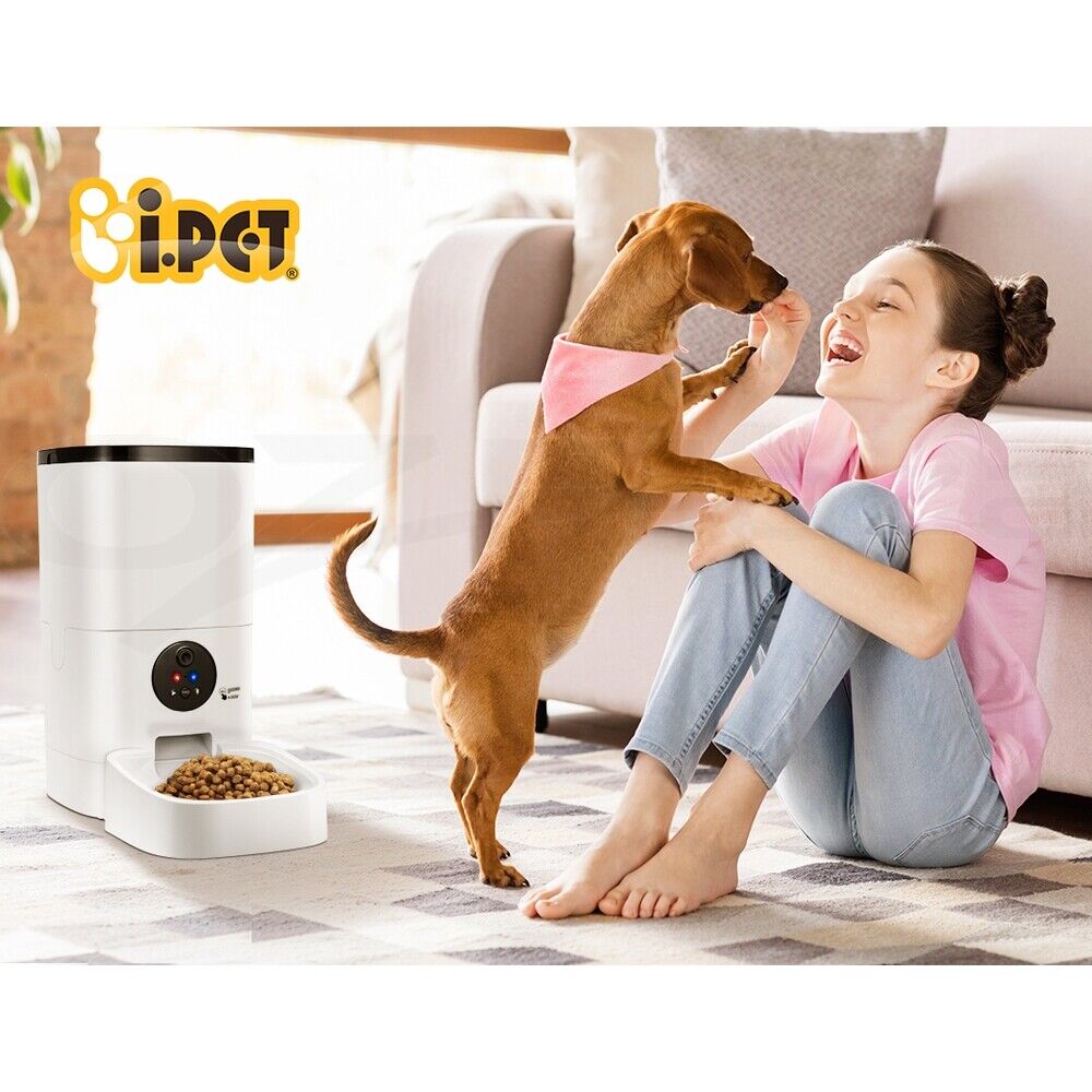 i.Pet Automatic Pet Feeder 6L Wifi Camera Dog Cat Smart Food Dispenser Timer