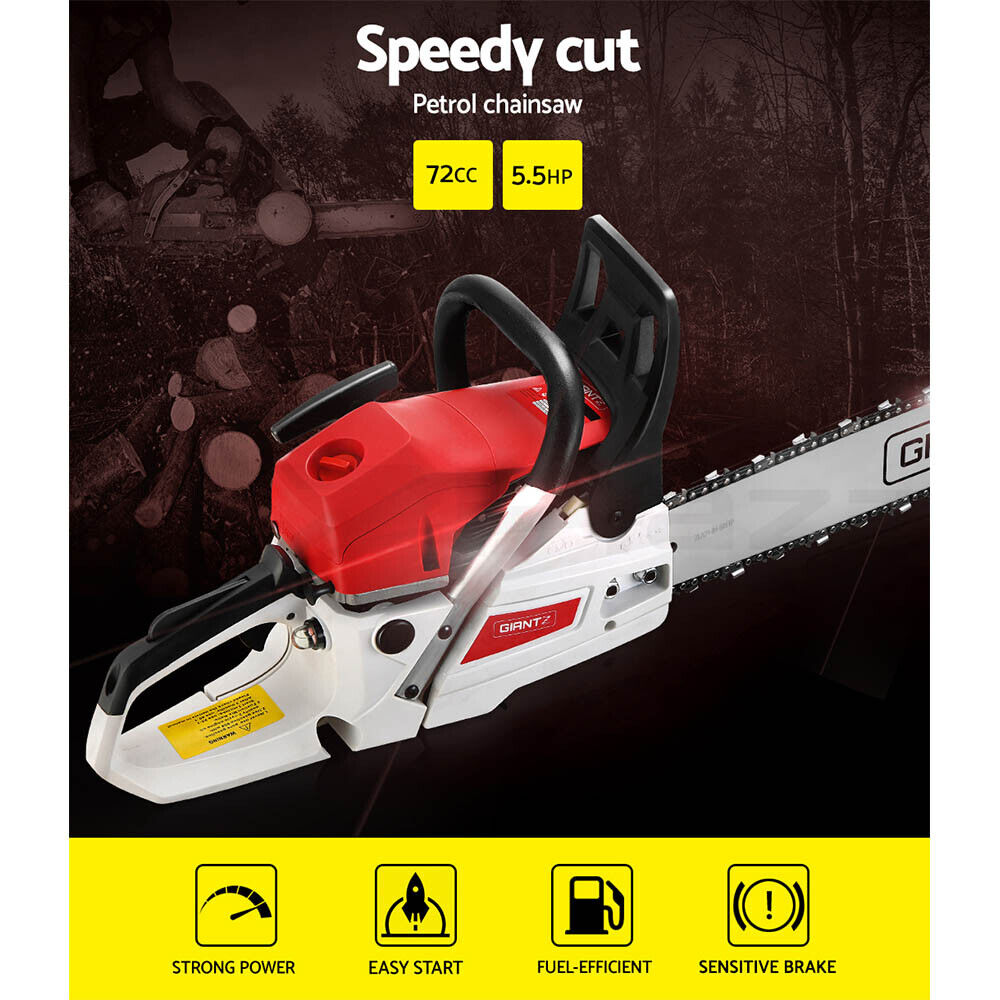 24 inch petrol chainsaw