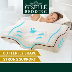 Giselle Bedding Memory Foam Contour Pillow