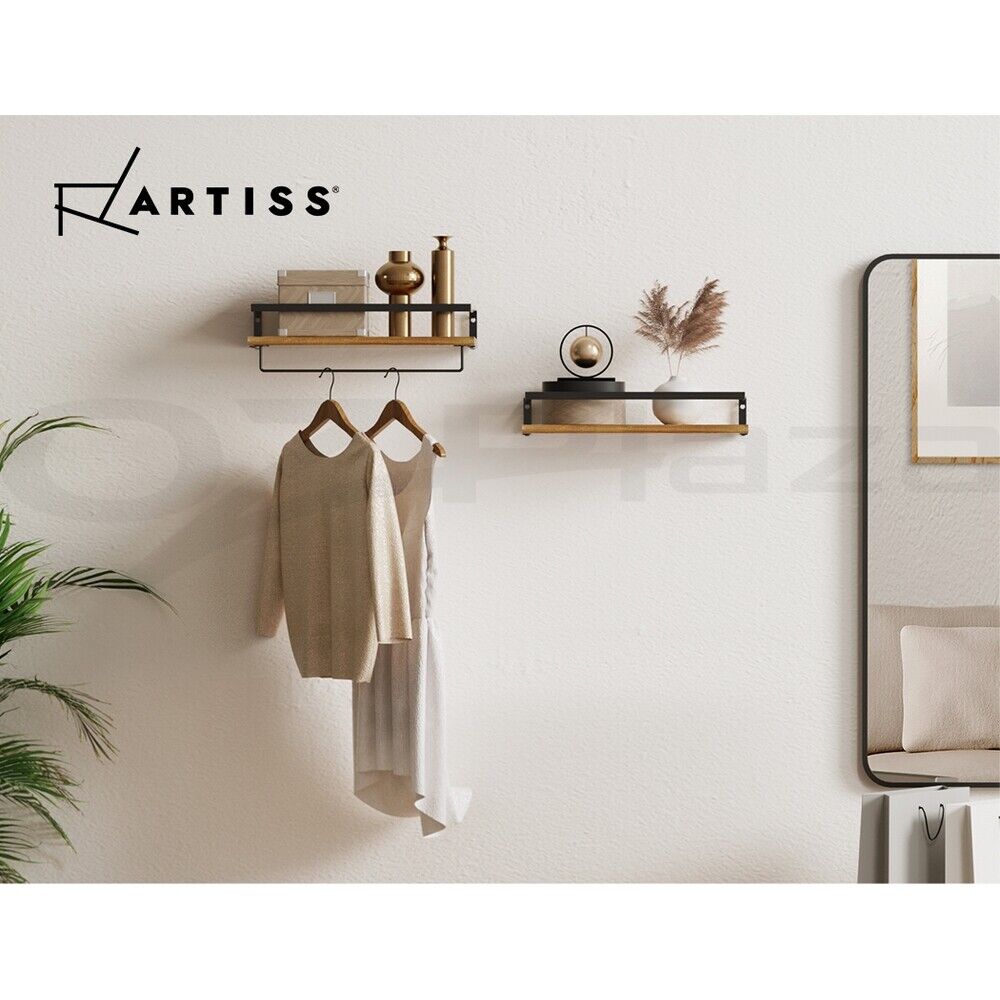 Artiss Floating Wall Shelf Set of 2