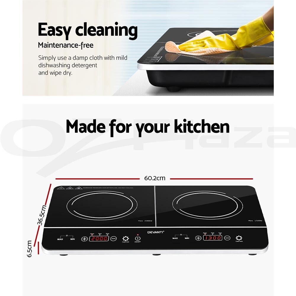 Devanti Induction Cooktop 60cm Portable Cooker