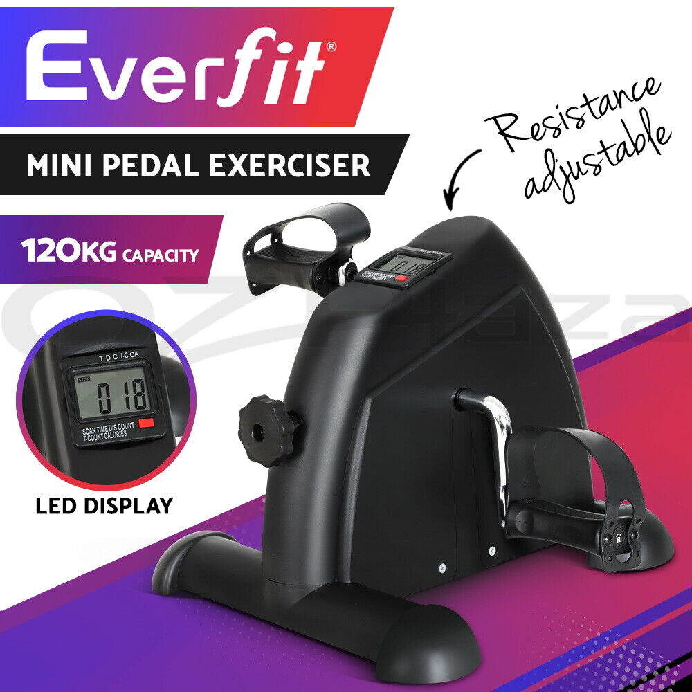 Everfit Mini Pedal Exerciser Bike LED Display Cross Trainer Home Gym Fitness