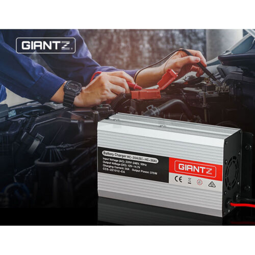 Giantz 12V 30A Car Battery Charger Inverter 30 Amp ATV 4WD Boat Caravan