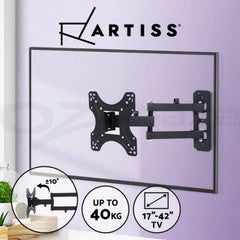 Artiss TV Wall Mount Bracket for 17"-42" LED LCD TVs Full Motion Strong Arms