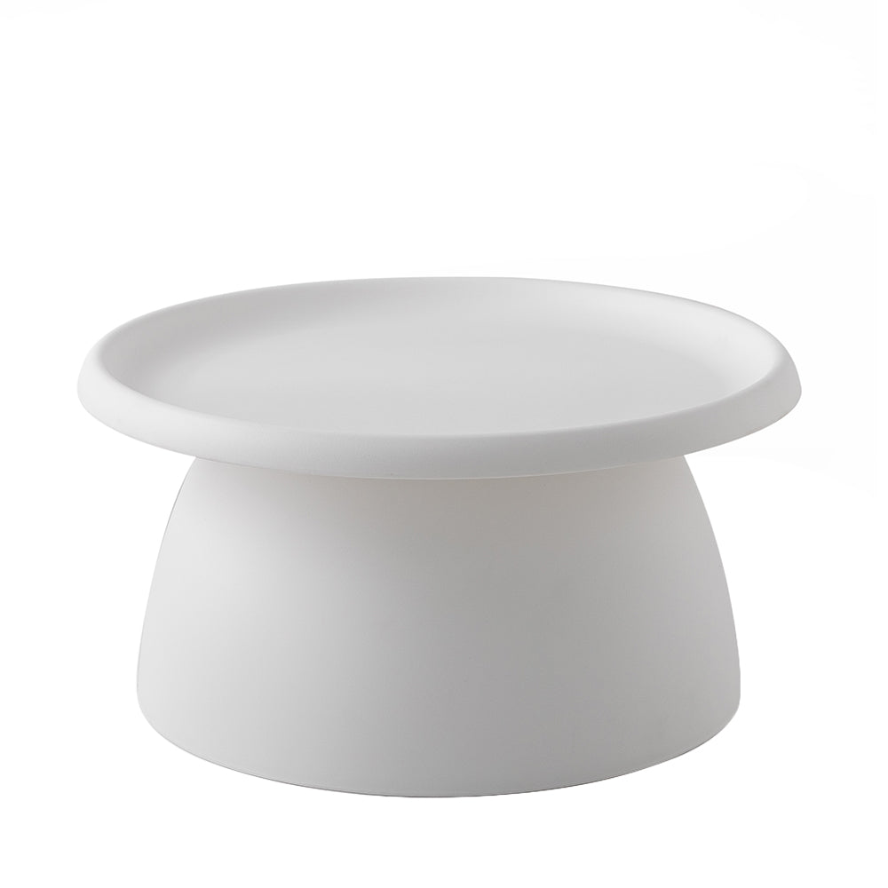 ArtissIn Coffee Table Round 71CM Plastic White