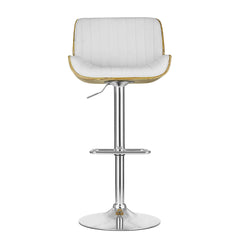 Artiss Bar Stools Kitchen Stool Chairs Metal Barstool Dining Chair Swivel White