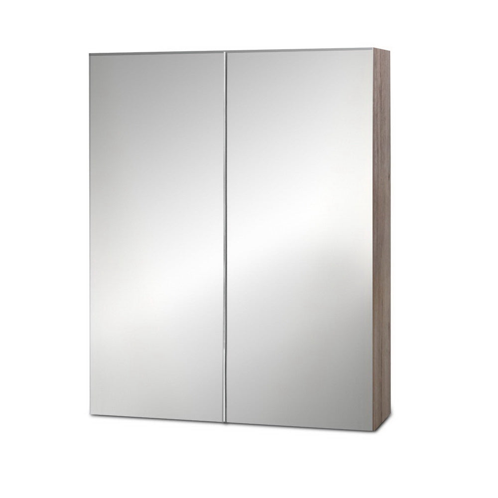 Cefito Bathroom Mirror Cabinet 600mm x720mm - Natural