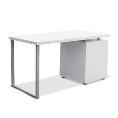 Artiss Computer Desk Drawer White 140CM