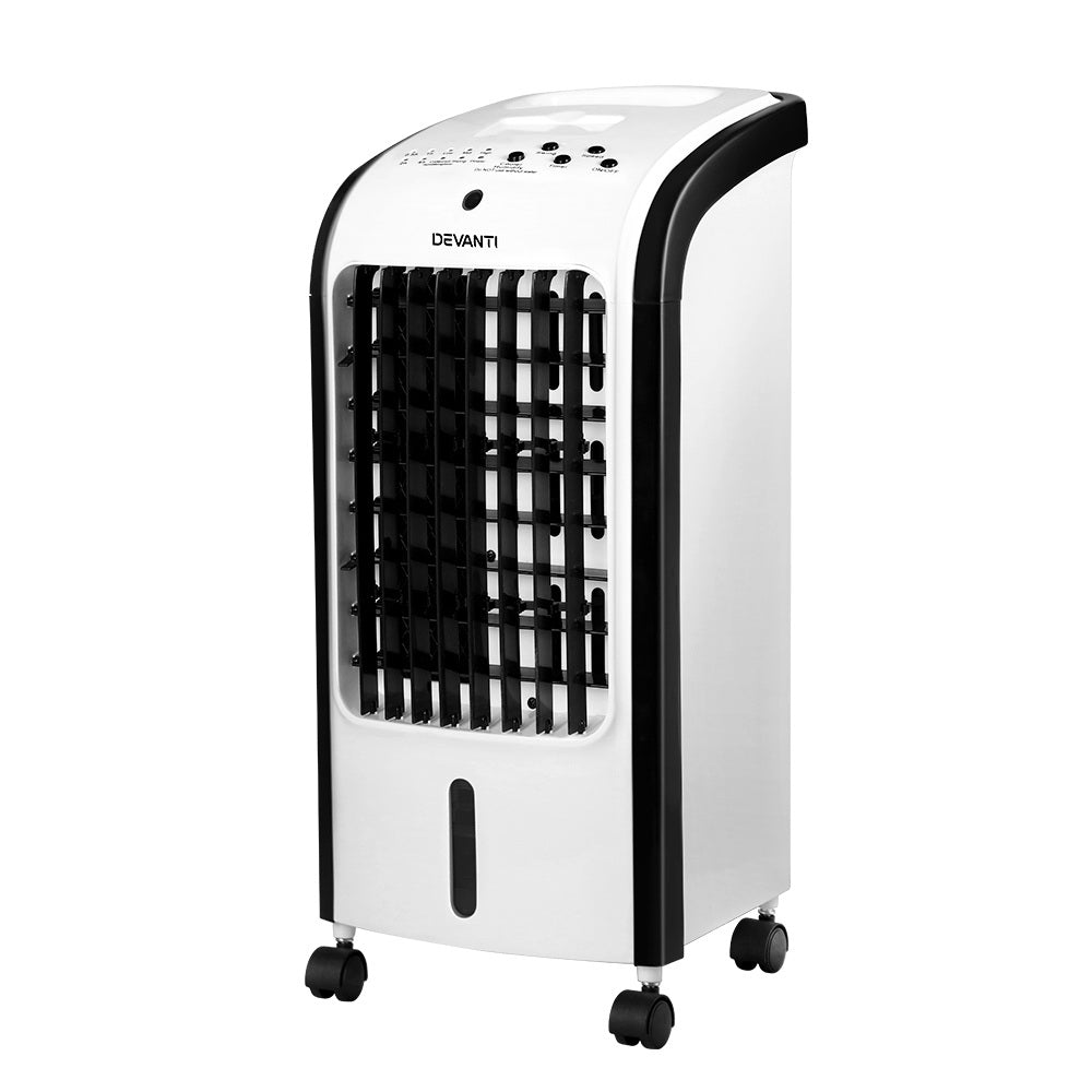 devanti evaporative air cooler conditioner 4l portable