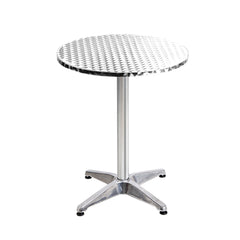 Gardeon Set of 4 Outdoor Bar Table Aluminium Round 70/110CM