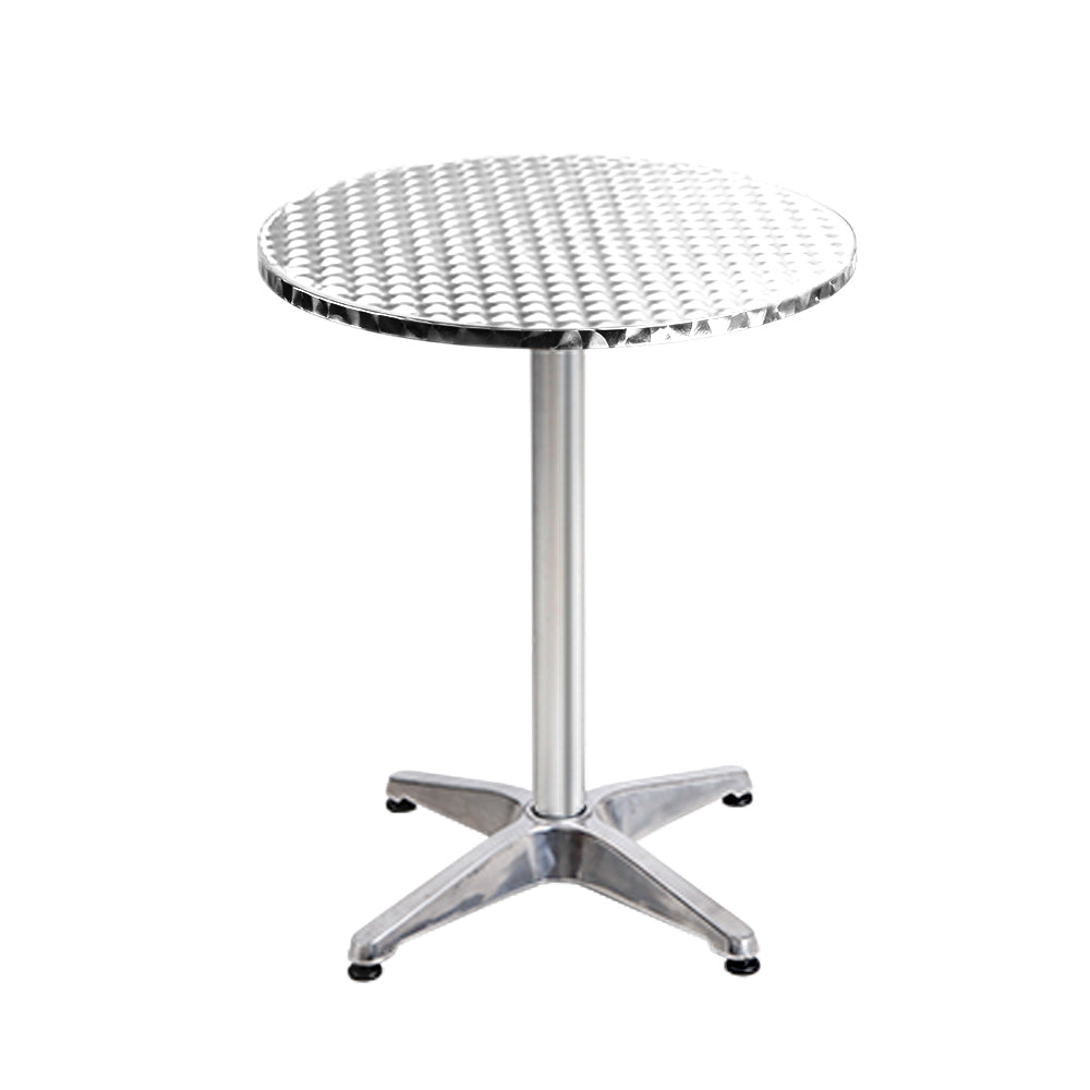 Gardeon Set of 6 Outdoor Bar Table Aluminium Round 70/110cm