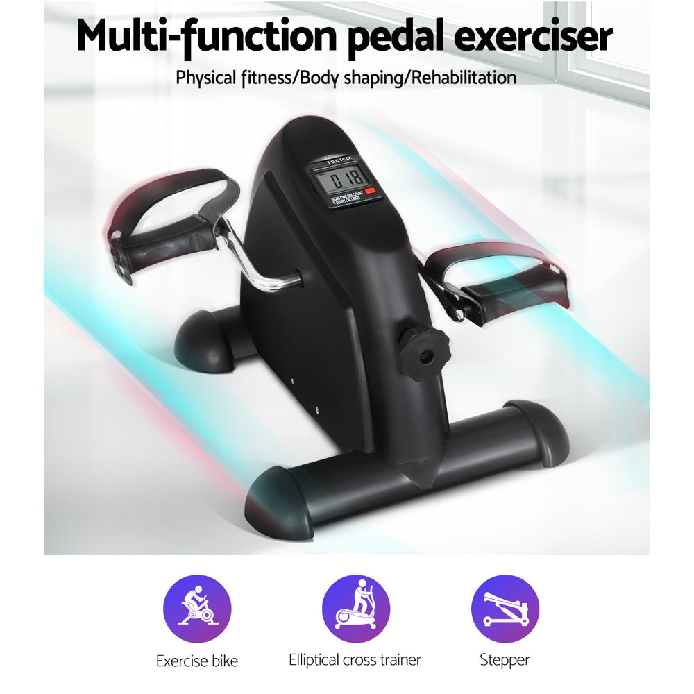 Everfit Mini Pedal Exerciser Bike LED Display Cross Trainer Home Gym Fitness