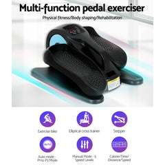 Everfit Automatic Pedal Exercise Bike LCD Display Elliptical Trainer Stepper