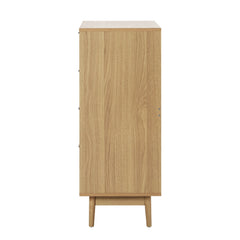 Artiss 4 Chest of Drawers - BRIONY Oak