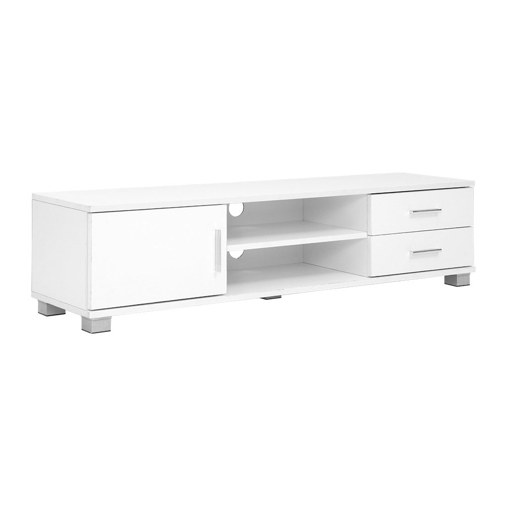 Artiss TV Cabinet Entertainment Unit Stand Storage Drawers Shelf 120cm White