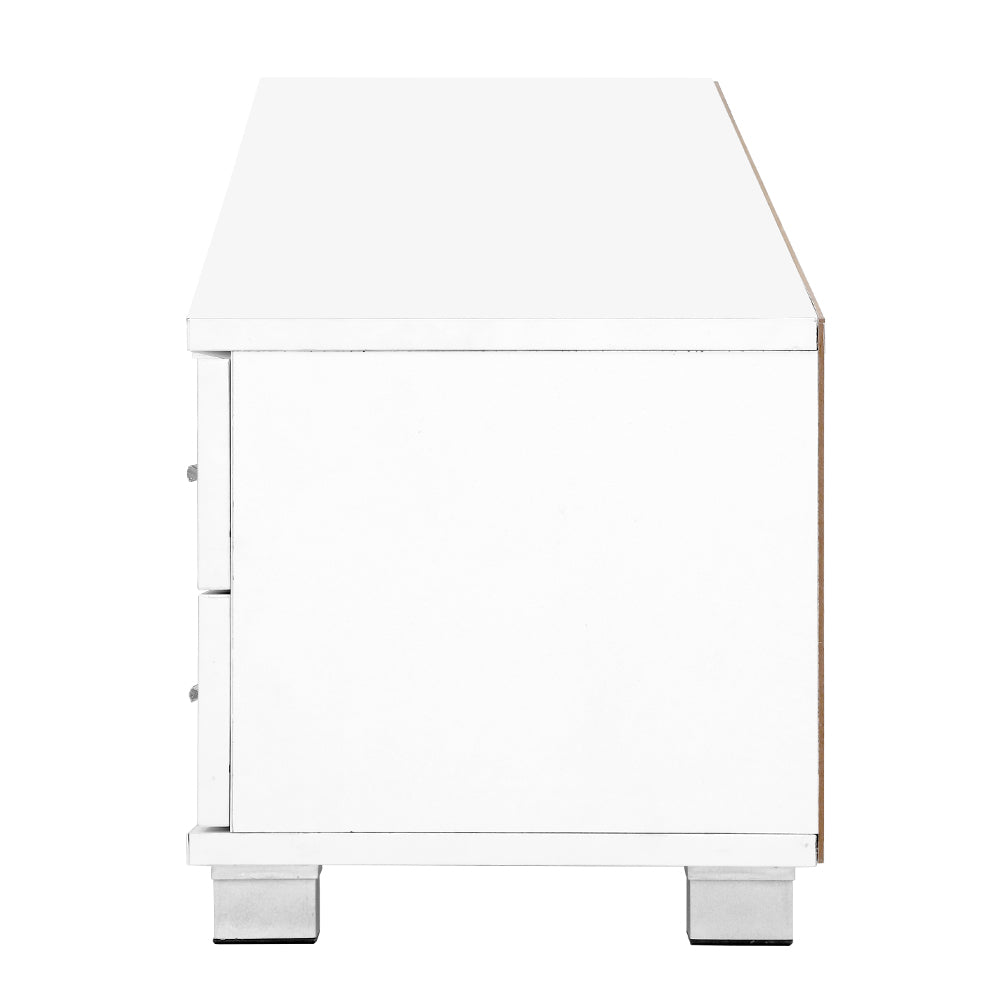 Artiss TV Cabinet Entertainment Unit Stand Storage Drawers Shelf 120cm White