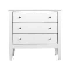 Artiss 3 Chest of Drawers - BRITTANY White