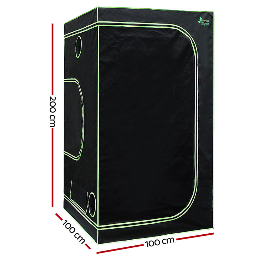 Greenfingers Grow Tent 100x100x200CM Hydroponics Kit Indoor Plant Room System