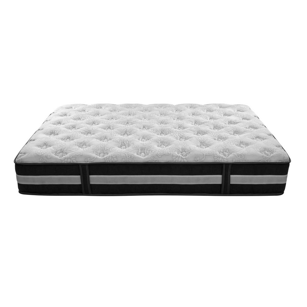 Giselle Queen Mattress Bed Size 7 Zone Pocket Spring Medium Firm Foam 30cm