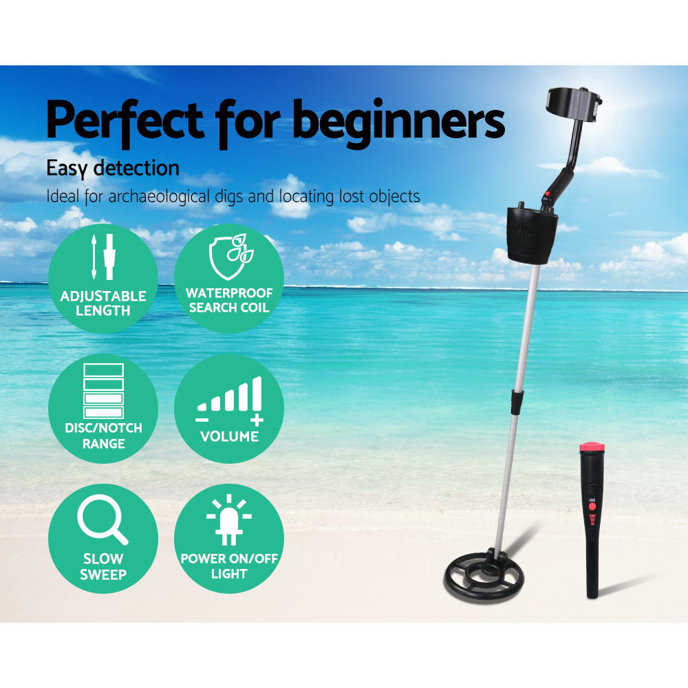 Metal Detector Pinpointer Deep Sensitive Searching Gold Digger Hunter