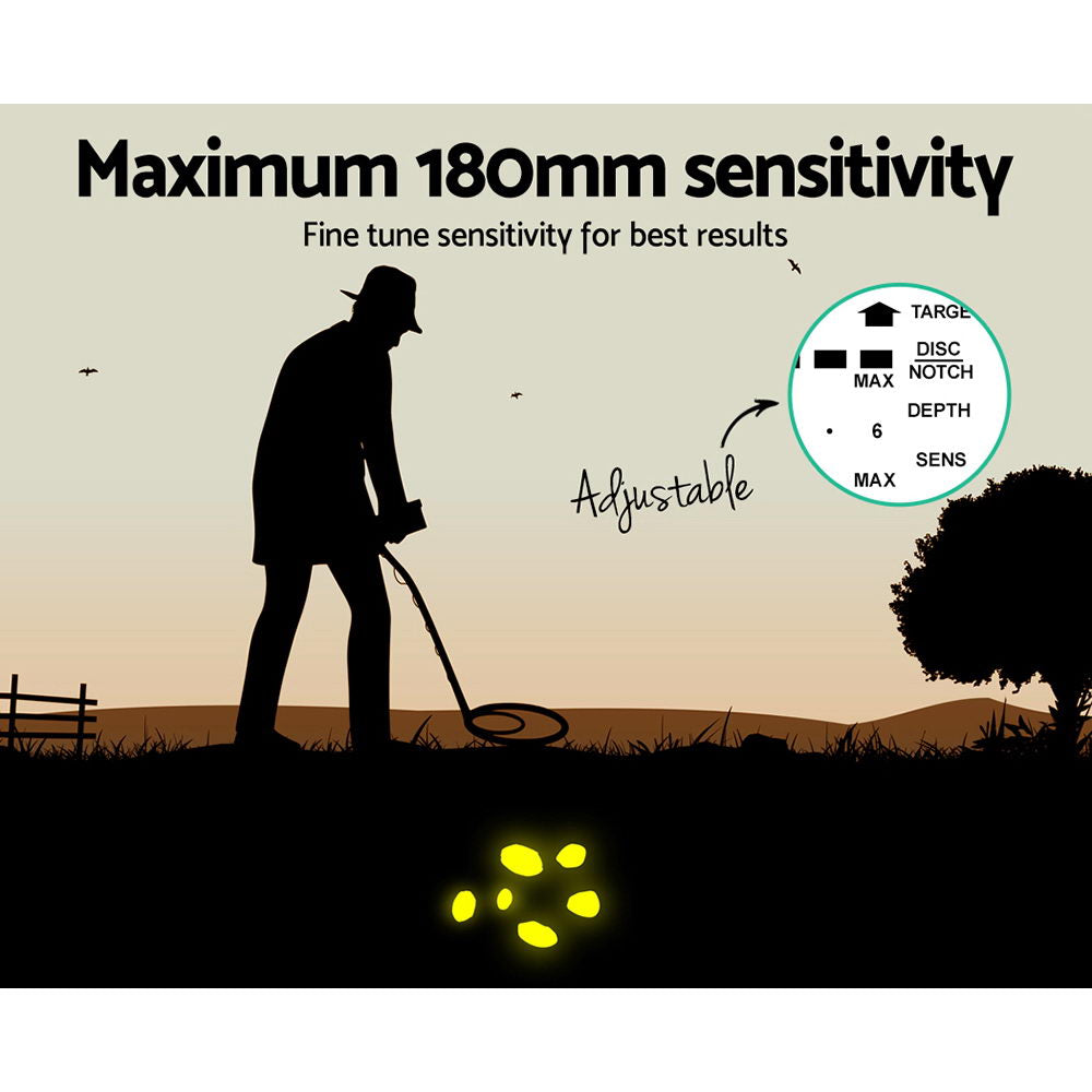 Metal Detector Deep Sensitive Searching LCD Treasure Gold Hunter Gift