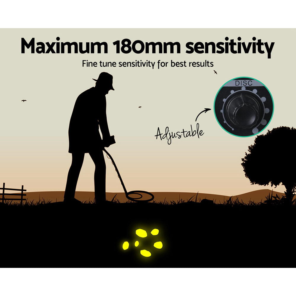 Deep Metal Detector Sensitive Searching Gold Digger Treasure Hunter Easy