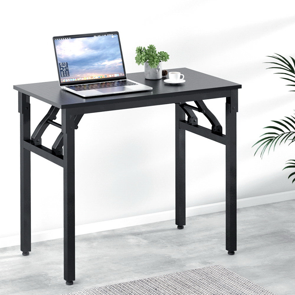 Artiss Computer Desk Foldable Balck 80CM