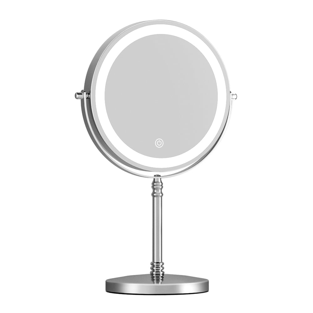 Embellir Makeup Mirror LED Light Cosmetic Round 360-Degree Rotation 10X Magnifying