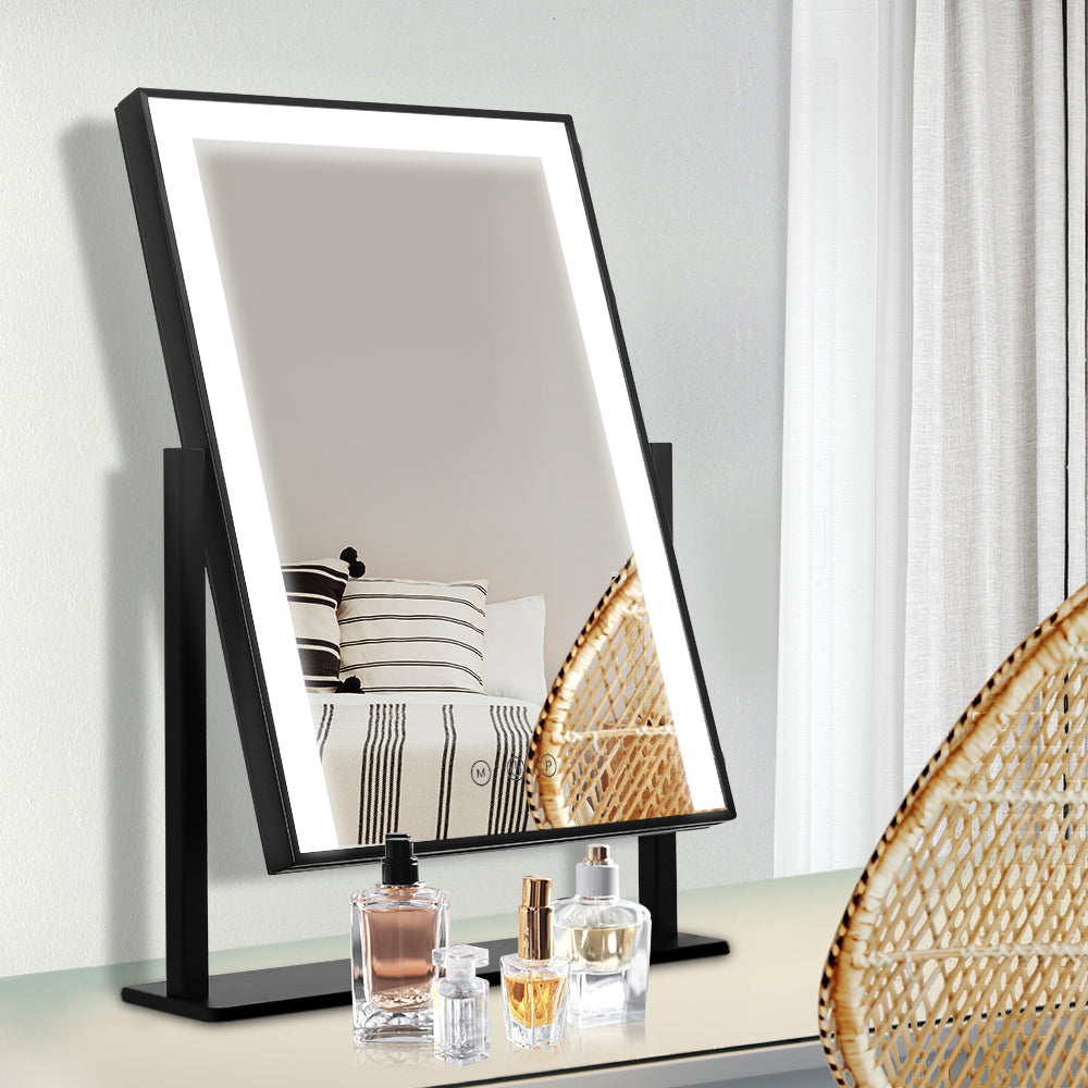 Embellir Hollywood Makeup Mirror With Light LED Strip Standing Tabletop