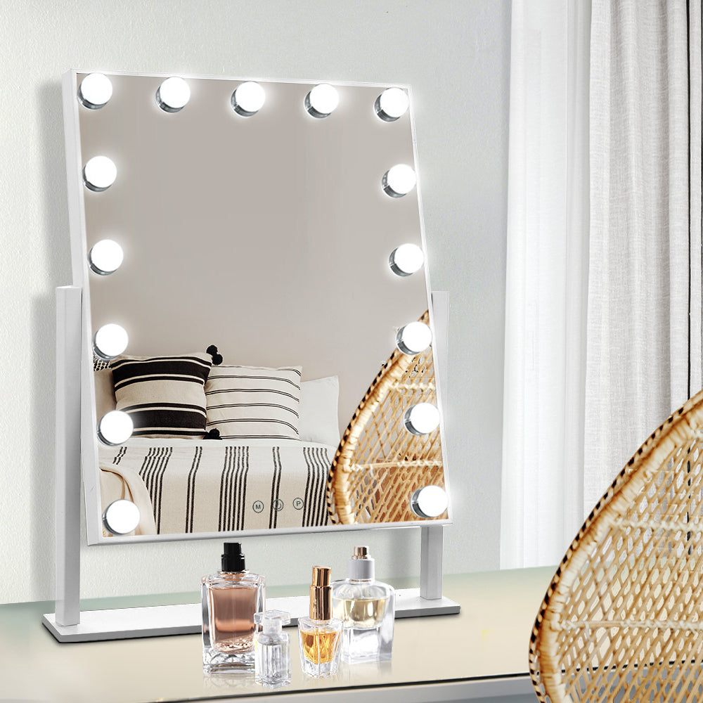 Embellir Makeup Mirror with LED Lights 15 Dimmable Bulb Lights Hollywood Vanity