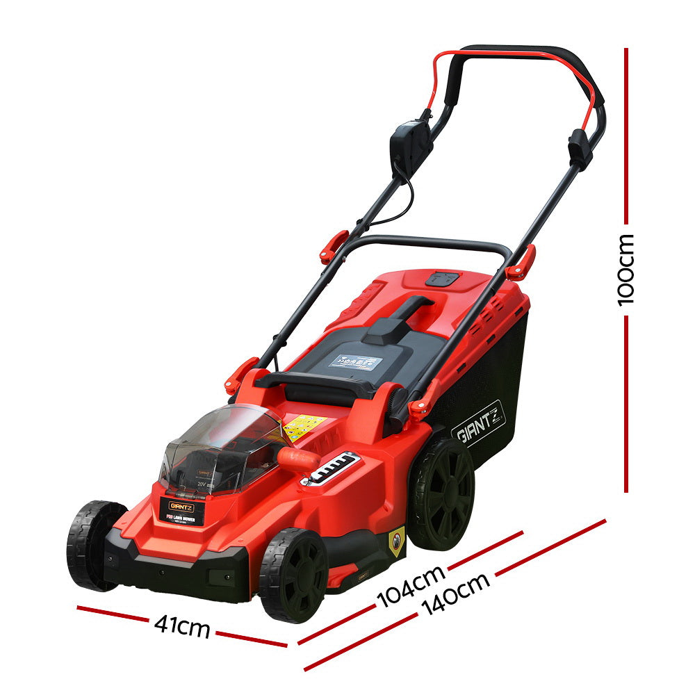 Giantz Lawn Mower Cordless Electric Lawnmower Lithium 40V Battery Powered Catch