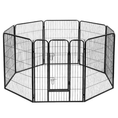 i.Pet 40" 8 Panel Dog Playpen Pet Exercise Cage Enclosure Fence Play Pen