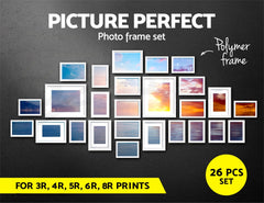 Artiss Photo Frames Art Holder 26PCS 8x10" 5x7" 4x6" 3.5x5" White