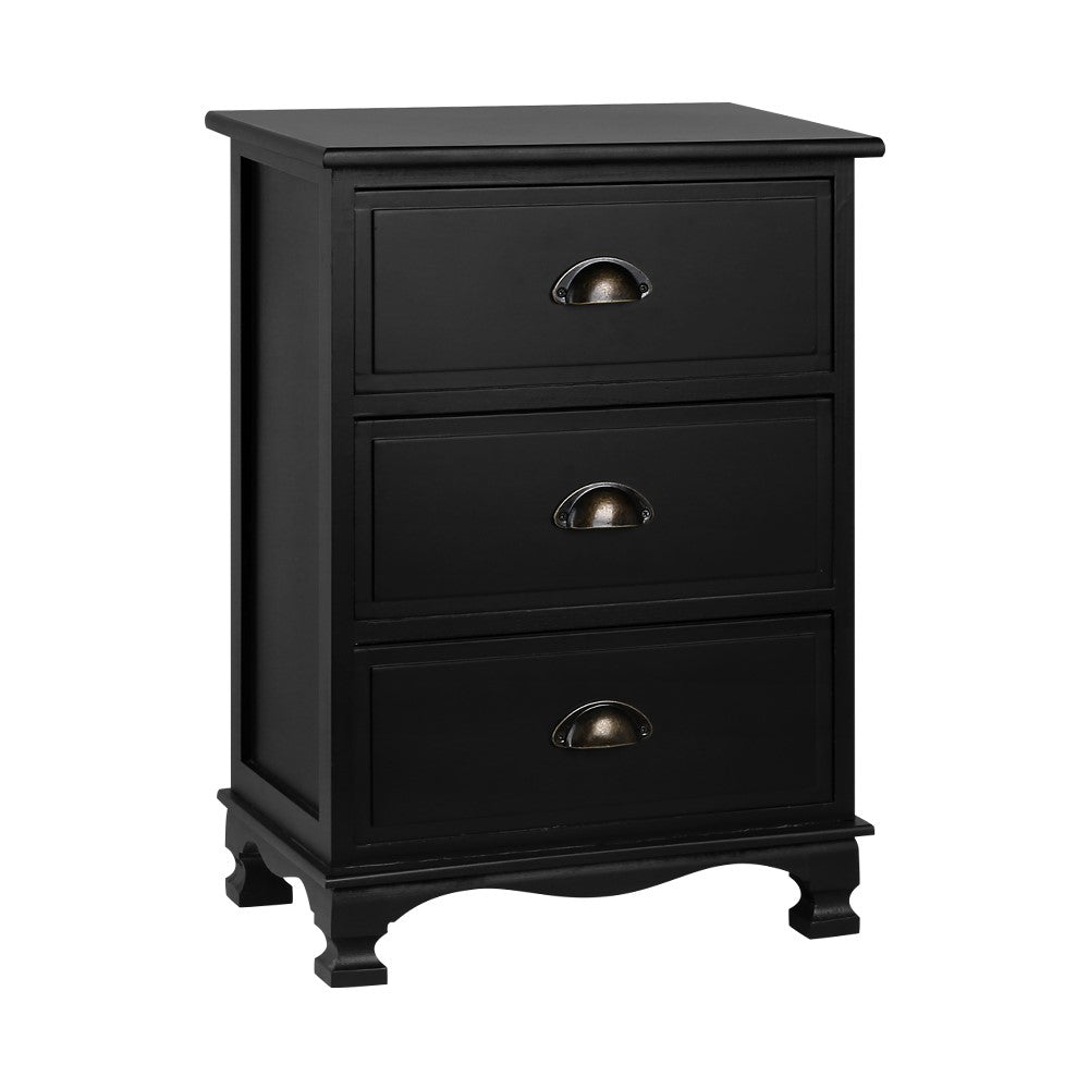 Artiss Bedside Tables Drawers Dresser Table Storage Cabinet Nightstand Vintage