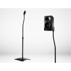 Set of 2 112cm Surround Sound Speaker Stand - Black