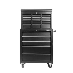 Giantz 14 Drawer Tool Box Cabinet Chest Mechanic Garage Storage Trolley Black