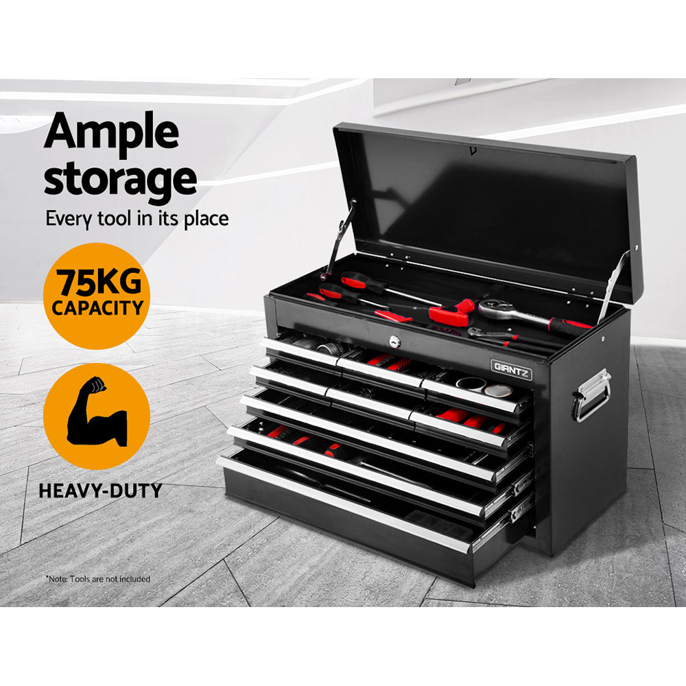 Giantz 15 Drawer Tool Box Cabinet Chest Trolley Toolbox Garage Storage Box