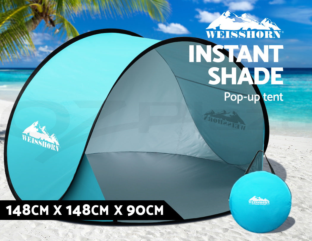 Weisshorn Pop Up Beach Tent Camping Portable Sun Shade Shelter Fishing