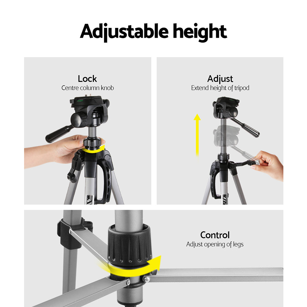 Weifeng Professional Camera Tripod Monopod Stand DSLR Ball Head Mount Flexible