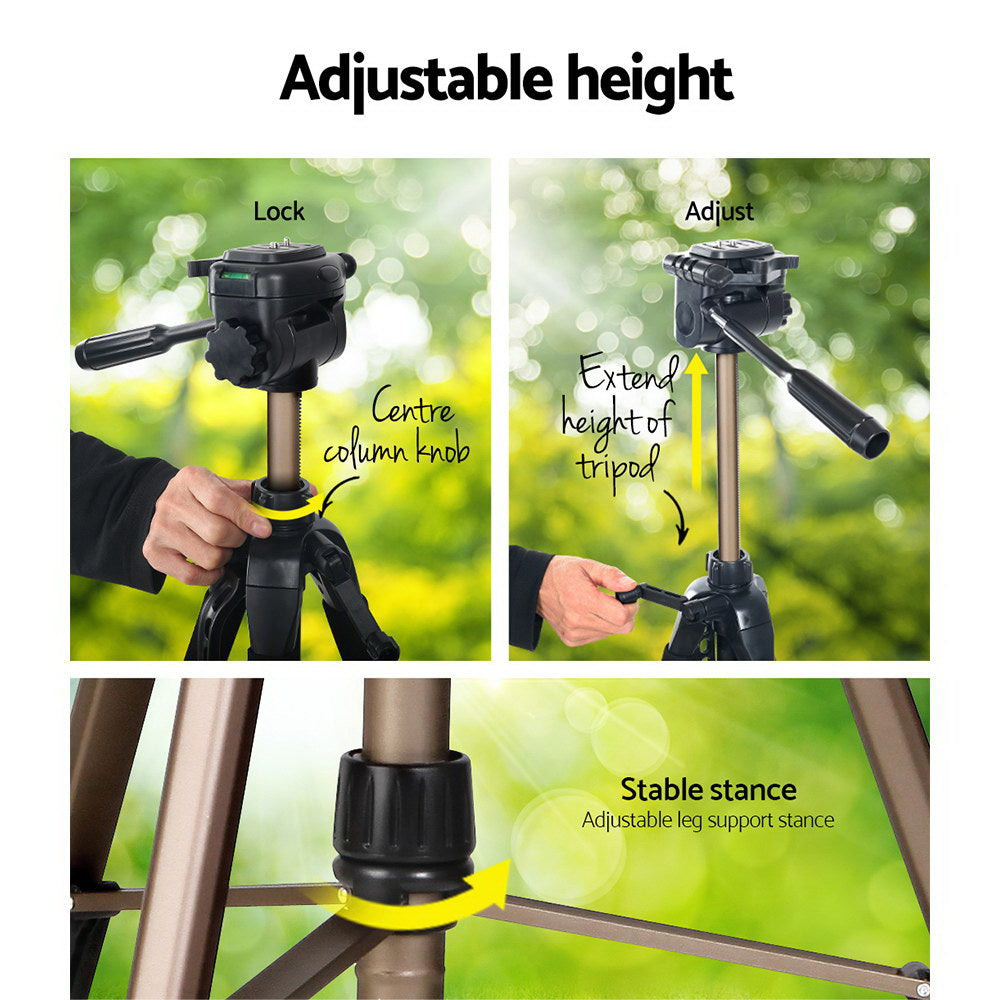 Weifeng Professional Camera Tripod Monopod Stand DSLR Ball Head Mount Flexible