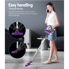 Devanti Handheld Vacuum Cleaner Bagless Corded 450W Purple