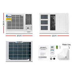 Devanti Window Air Conditioner 1.6kW