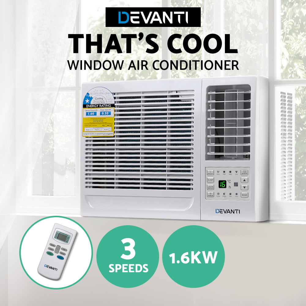 Devanti Window Air Conditioner 1.6kW