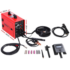 Giantz 220 Amp Inverter Welder MMA MIG DC Gas Gasless Welding Machine Portable