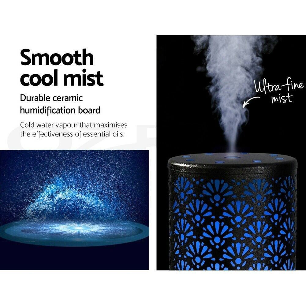 Devanti Aroma Diffuser Aromatherapy Black 100ml