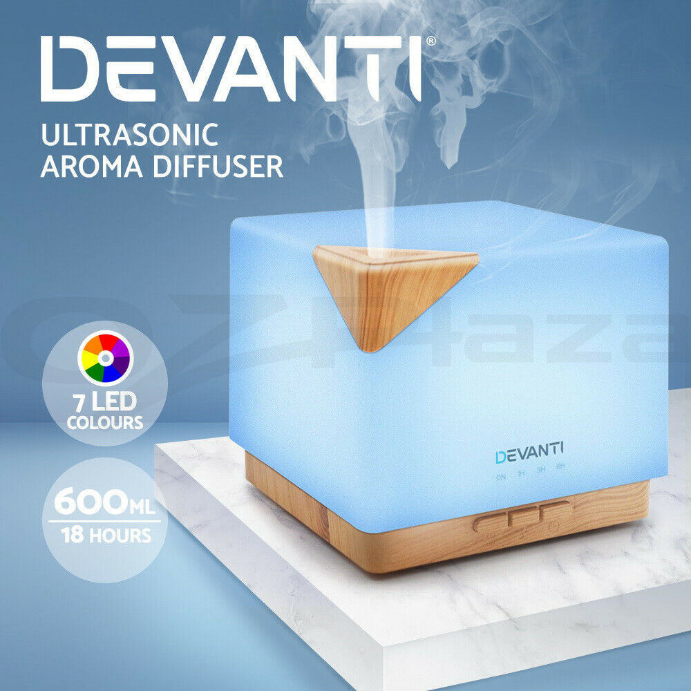 Devanti Aroma Diffuser Aromatherapy Humidifier 600ml