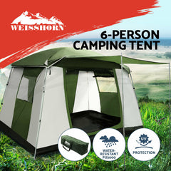 Weisshorn Camping Tent 6 Person Tents Family Hiking Dome