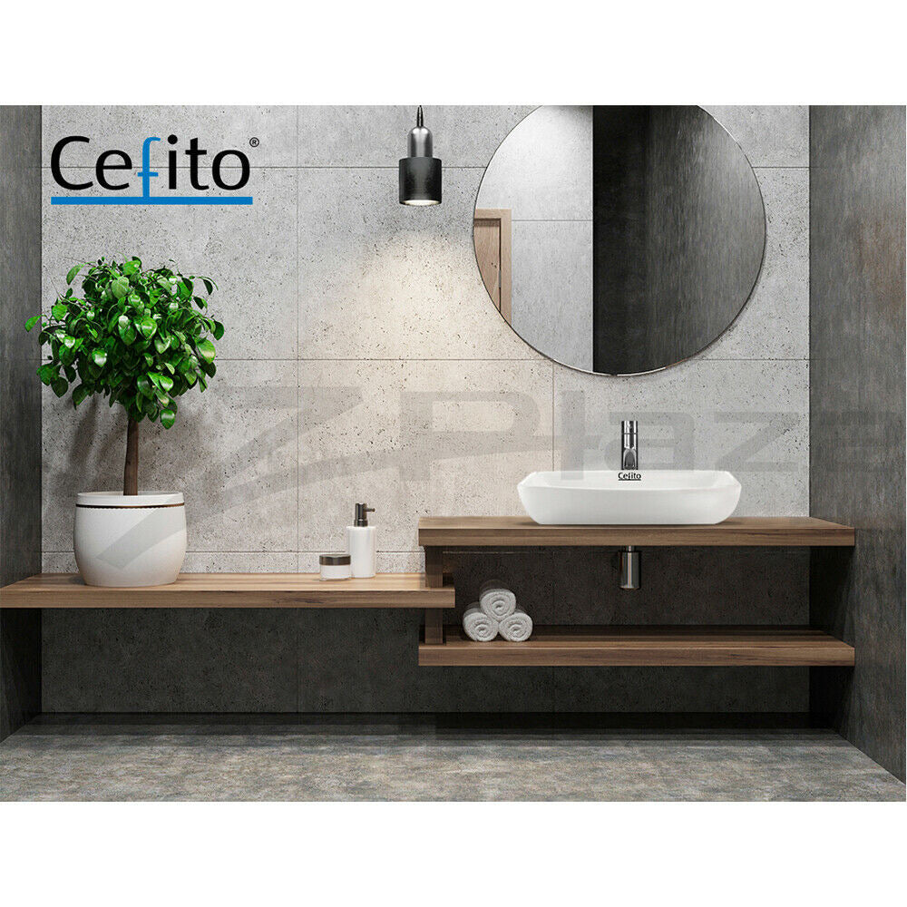 Cefito Bathroom Basin Ceramic Vanity Sink Hand Wash Bowl 60x38cm