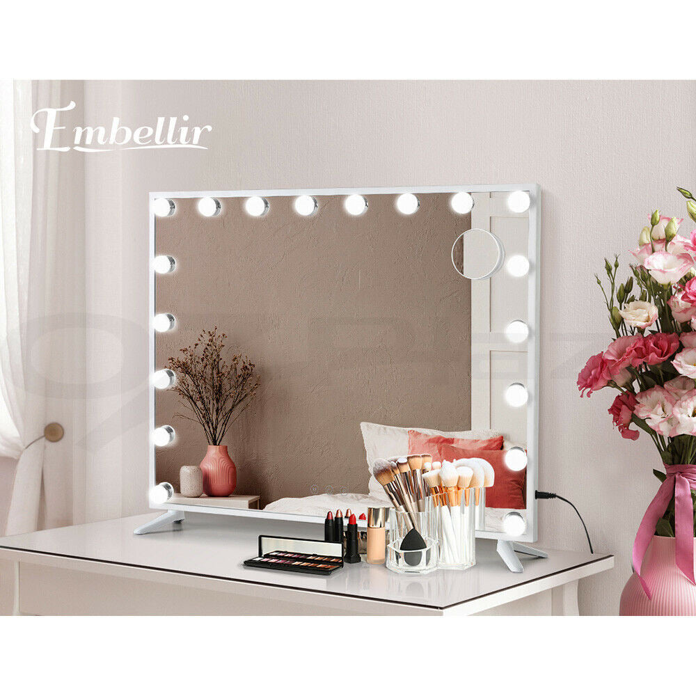 Embellir Makeup Mirror with Light LED Hollywood Vanity Dimmable Wall Mirrors